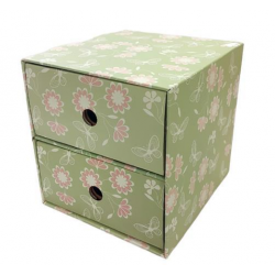 Next συρταριέρα 2συρτ. "Λαχανί-ροζ" Υ22x23x21εκ.